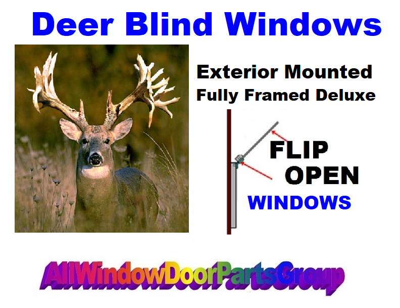 Full Frame Deluxe Model Aluminum Flip-Open Hinged | Exterior Framed ...