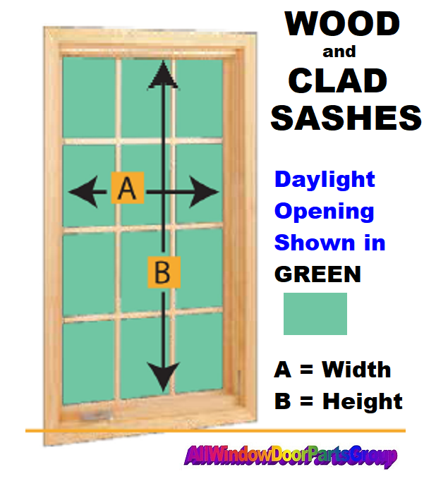 Wood Window Sash Kit Casement and Awning Windows BiltBest Window Parts