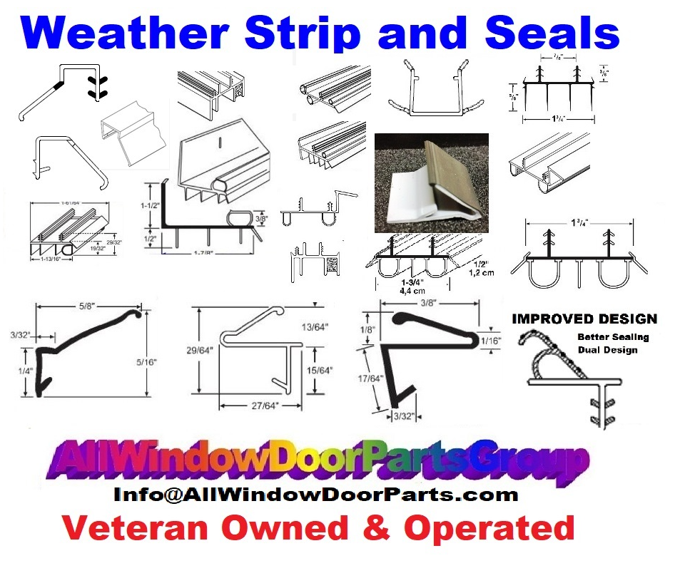 Free Weather Strip Parts ID Help for Windows and Doors All Brands