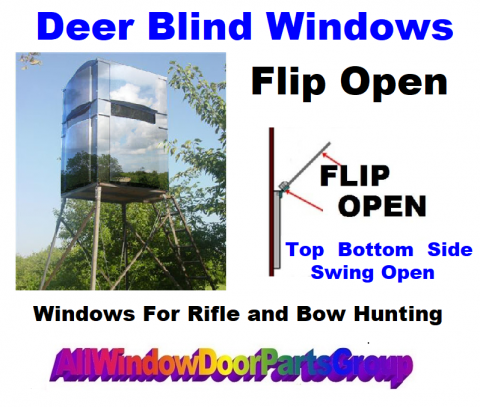 Best online source for all types of Whitetail hunting blind windows. 