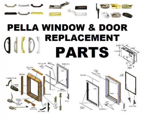 Pella Hardware Replacement Parts, Pella Sliding Glass Door Handle Parts