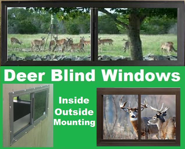 Deer Blind Hunting Stand Windows & Doors BiltBest Window Parts